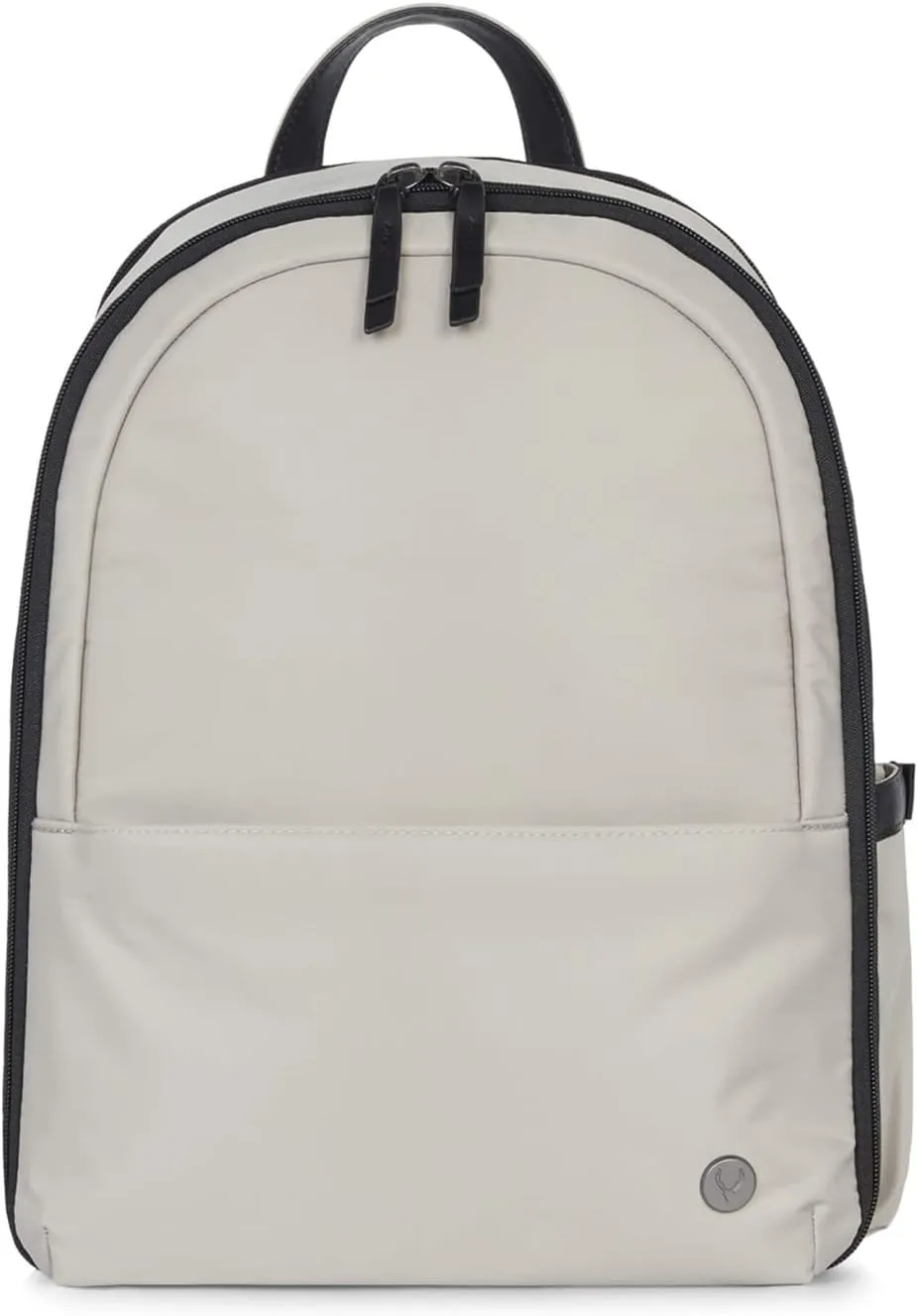 | Chelsea | Travel Backpack 15 Inch | Laptop Backpack 16.5 with Suitcase Sleeve | Waterproof Backpack with Durable Nylon & Leather | Slim Carry On Bag for Airplane Full Zipper Access | Taupe
