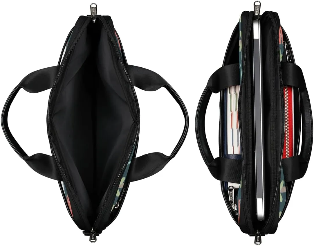 Abstract Art Laptop Shoulder Messenger Bag Waterproof Laptop Briefcase with Handle and Padded Strap Case Sleeve