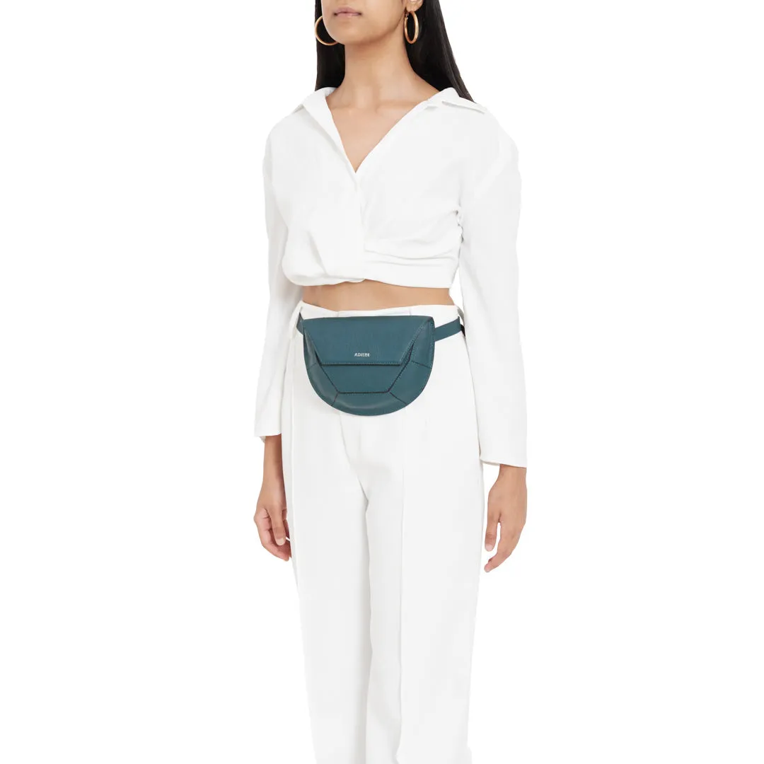 Adisee Teal Suzy Belt Bag