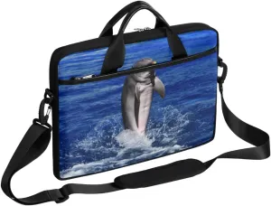 Animal Cute Panda Laptop Shoulder Messenger Bag Waterproof Laptop Briefcase with Handle and Padded Strap Case Sleeve