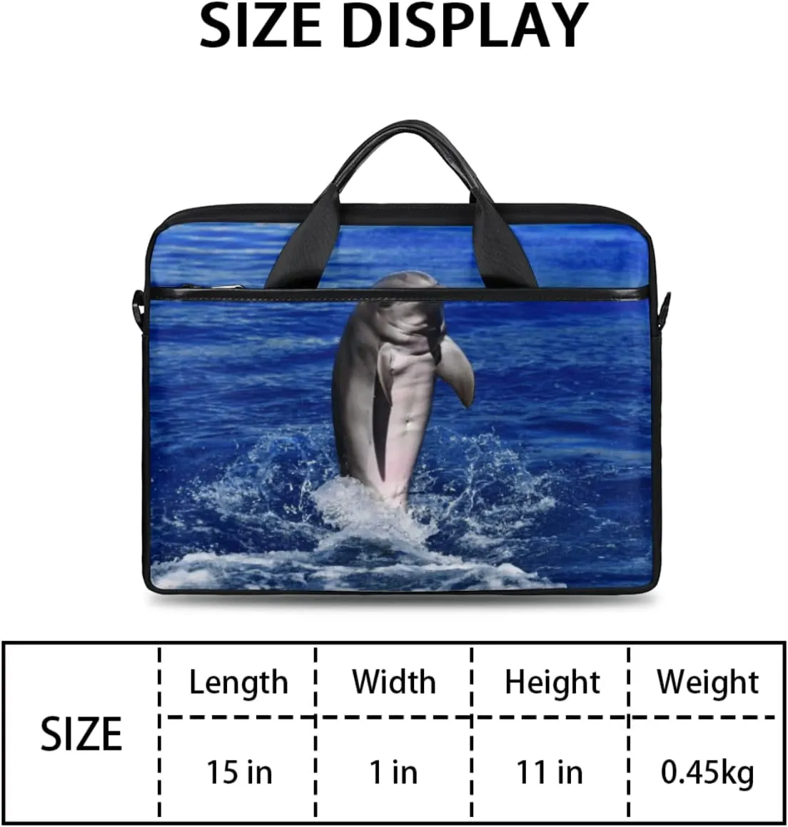 Animal Cute Panda Laptop Shoulder Messenger Bag Waterproof Laptop Briefcase with Handle and Padded Strap Case Sleeve
