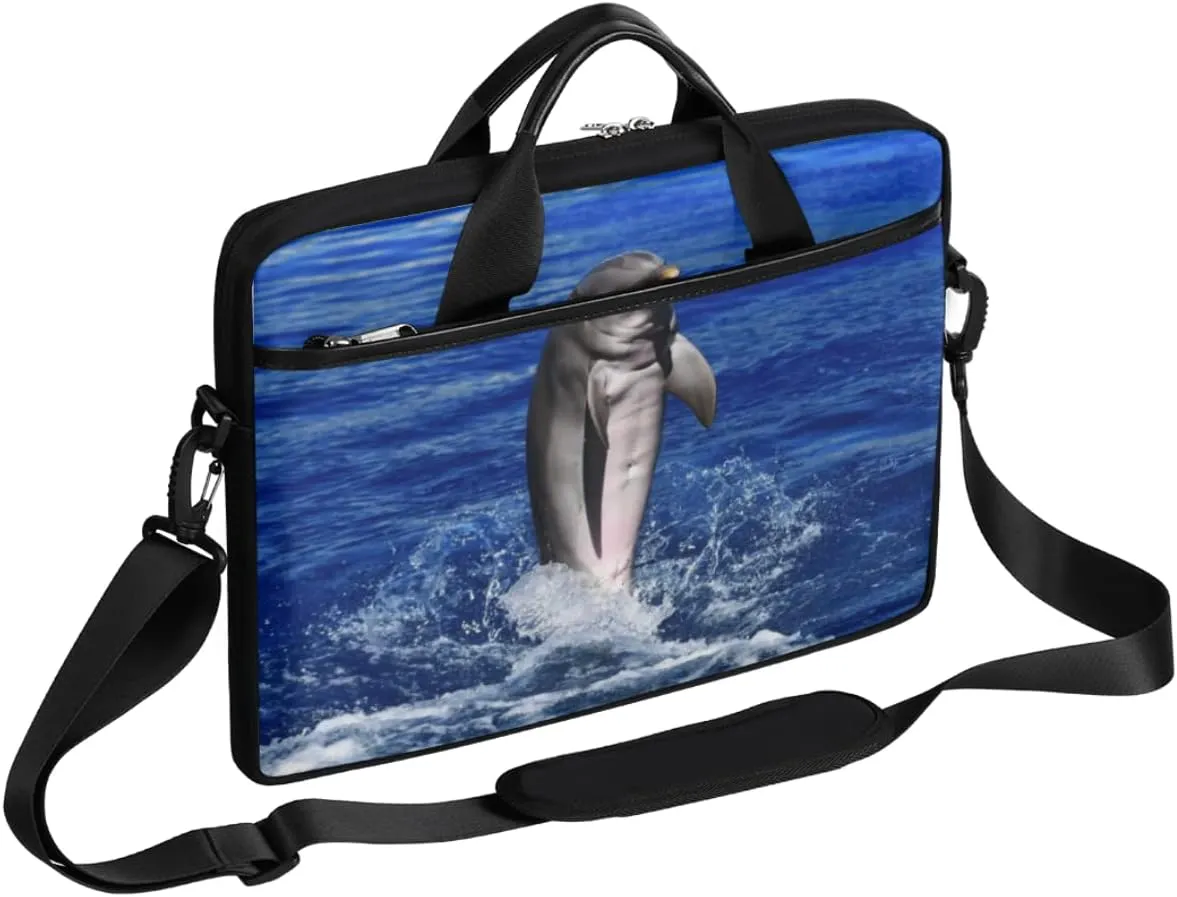 Animal Cute Panda Laptop Shoulder Messenger Bag Waterproof Laptop Briefcase with Handle and Padded Strap Case Sleeve