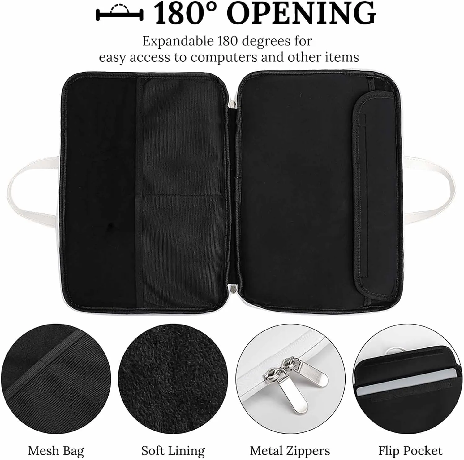 Arctic Wolf Leather Bag Laptop Case Slim Water Resistant Computer Bags with Handle Briefcase for Work
