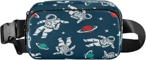 Astronaut Space Belt Bag for Women Men Fanny Pack Small Waist Pouch Crossbody Bags for Outdoor Hiking Running Travel