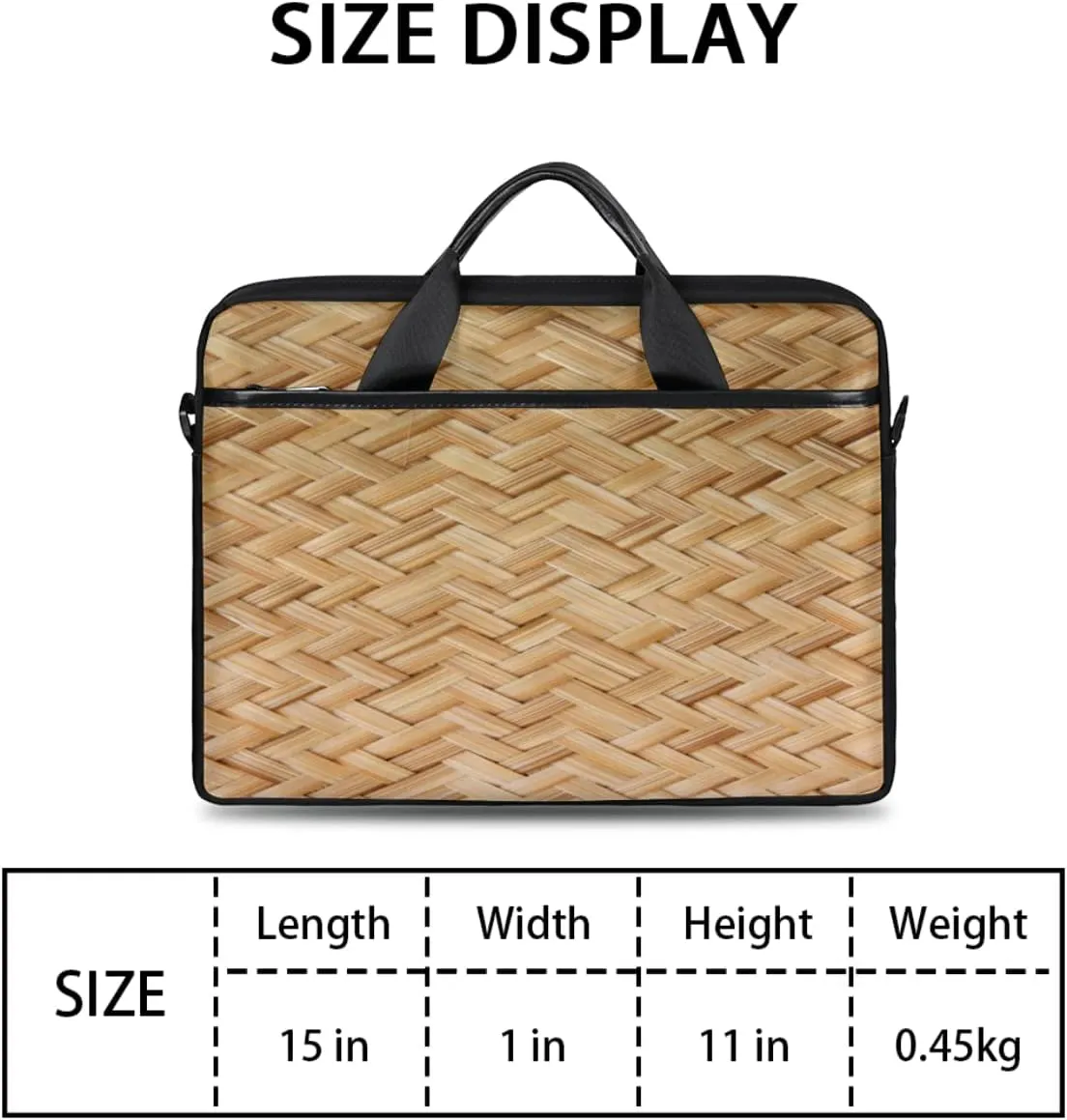 Autumn Fall Leaves Laptop Shoulder Messenger Bag Waterproof Laptop Briefcase Handle Padded Strap