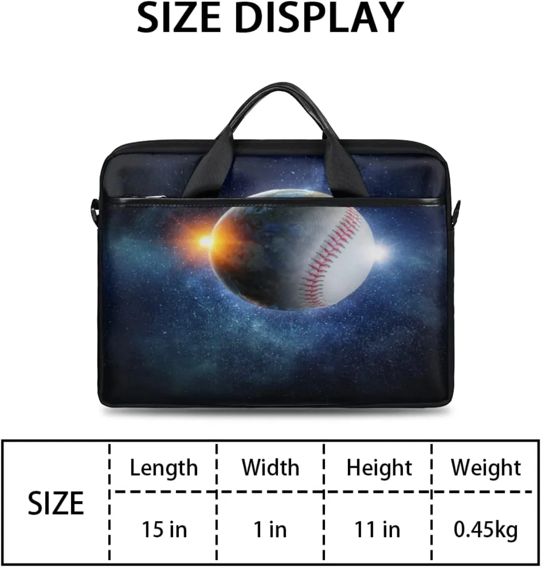 Avocado Pattern Laptop Shoulder Messenger Bag Waterproof Laptop Briefcase Handle Padded Strap