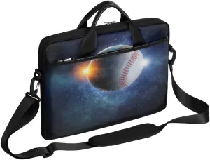 Avocado Pattern Laptop Shoulder Messenger Bag Waterproof Laptop Briefcase Handle Padded Strap