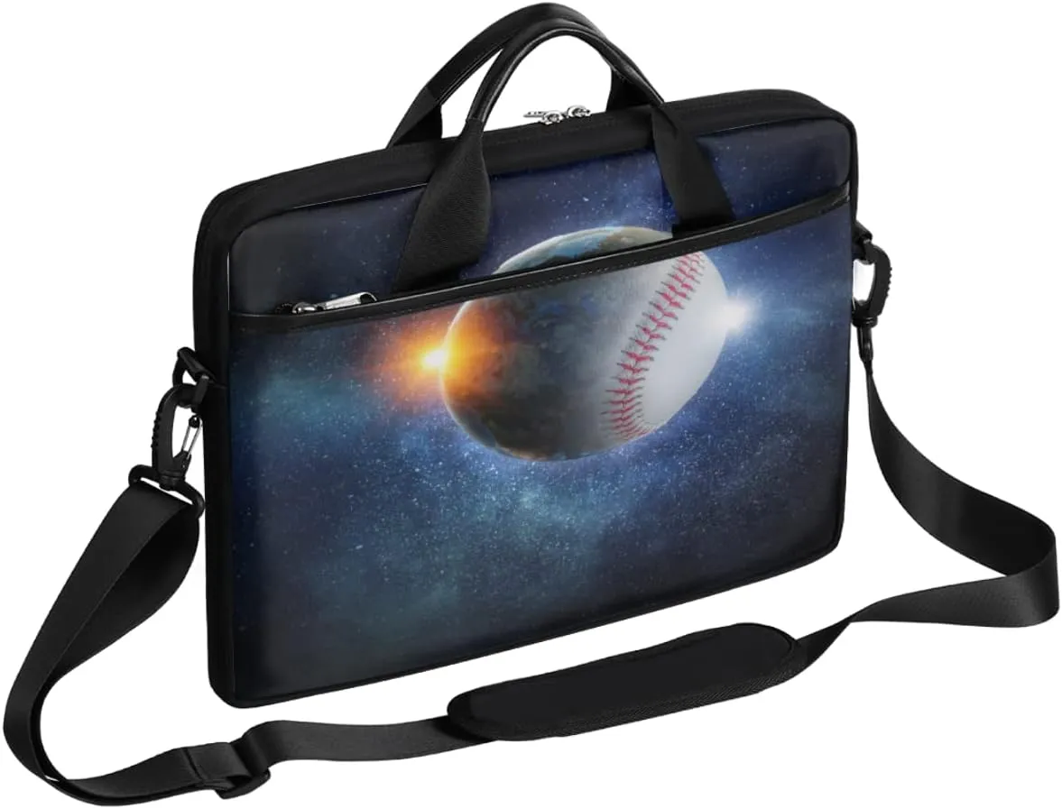Avocado Pattern Laptop Shoulder Messenger Bag Waterproof Laptop Briefcase Handle Padded Strap