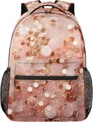 Backpack Colorful Sequin Book Bags Laptop Backpacks Lightweight Multipurpose Daypack for Men Women Travel Hiking