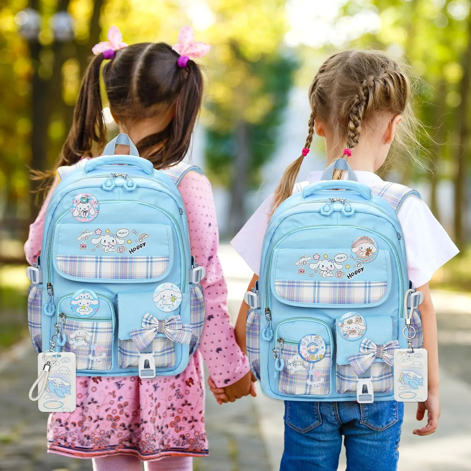 Backpack for Girls Anime Schoolbag Cartoon Backpack Laptop Bookbags