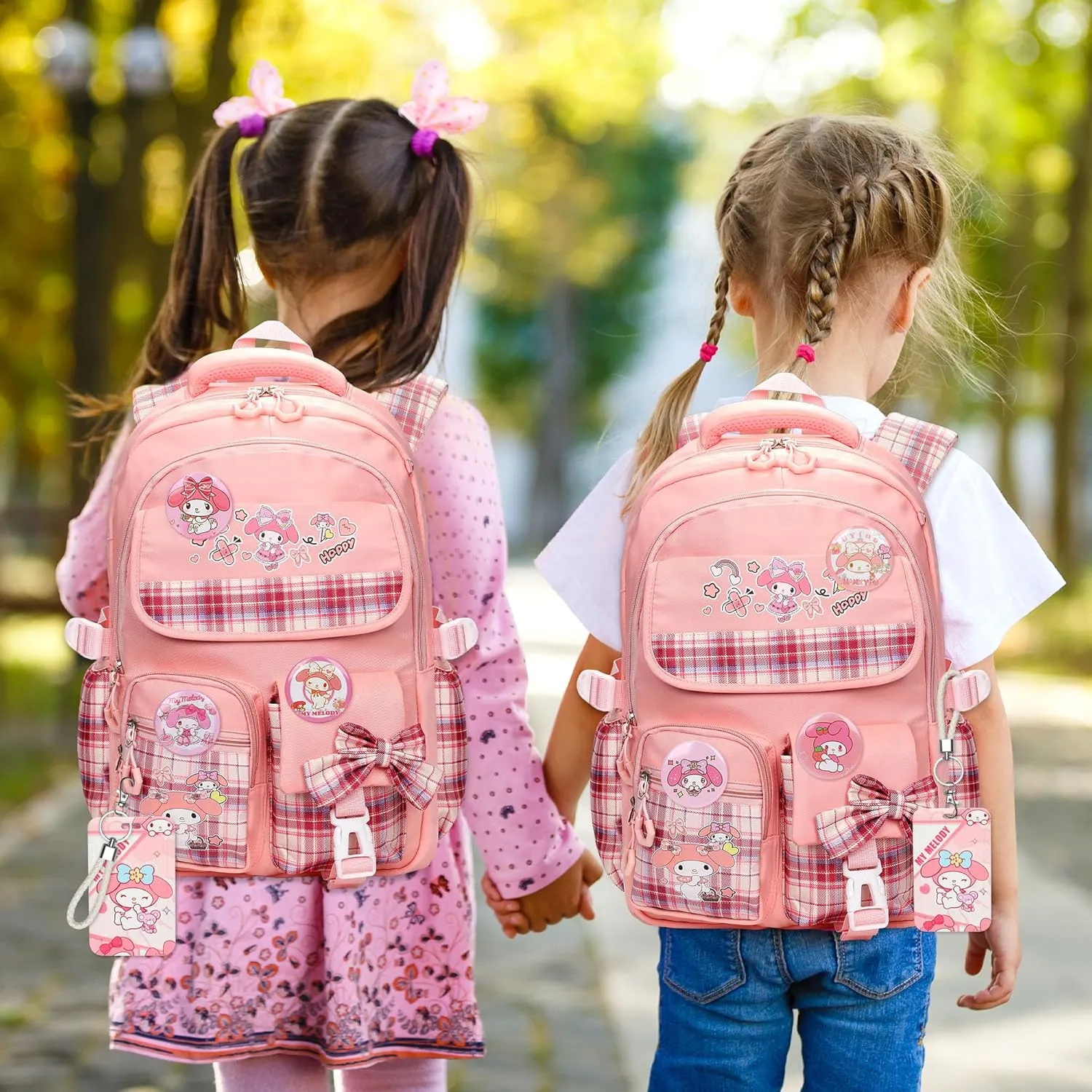 Backpack for Girls Anime Schoolbag Cartoon Backpack Laptop Bookbags