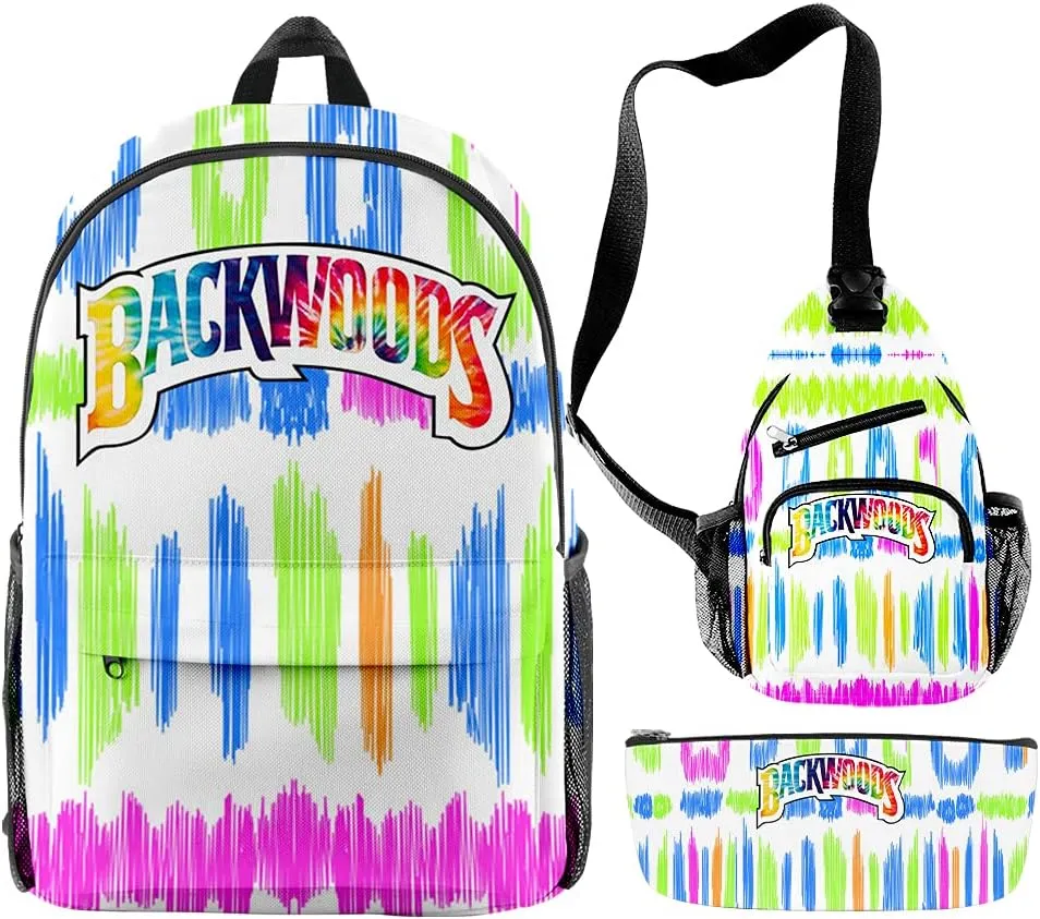 Backwoods Backpack, Backwoods Laptop Bag School Bag Travel Shoulder Bag Book Bags (Q), One Size