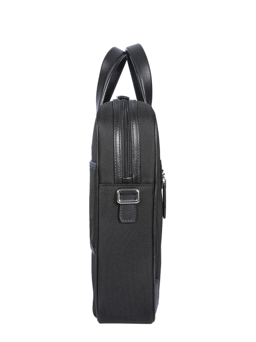 Bally Logo Detailed Zip-Up Briefcase