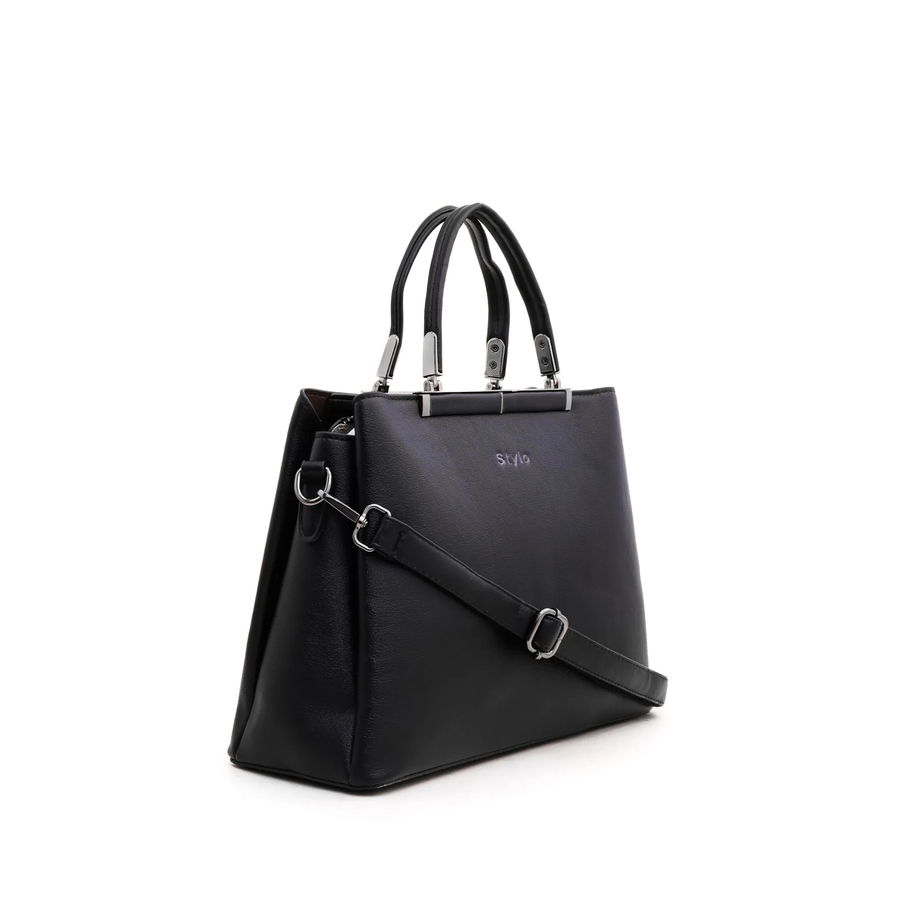 Black Formal Hand Bag P35962