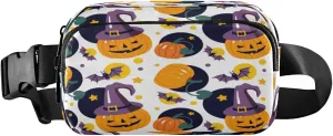 Boccsty Color Halloween Pumpkins Belt Bag for Women Men Fanny Pack Small Waist Pouch Crossbody Bags for Outdoor Hiking Running Travel