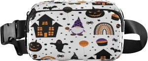 Boccsty Halloween Gnomes Belt Bag for Women Men Fanny Pack Small Waist Pouch Crossbody Bags for Outdoor Hiking Running Travel