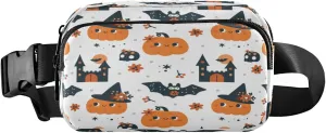 Boccsty Happy Halloween Belt Bag for Women Men Pumpkins Fanny Pack Small Waist Pouch Crossbody Bags for Outdoor Hiking Running Travel