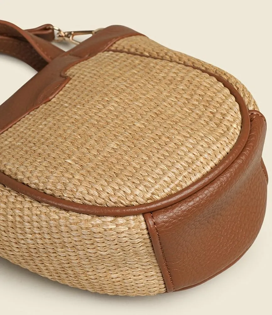 Casual Crossbody Bags for Women Top-Handle Handbags for Women Handwoven Tote Bag Satchel Shoulder Bag Purse Vacation Summer