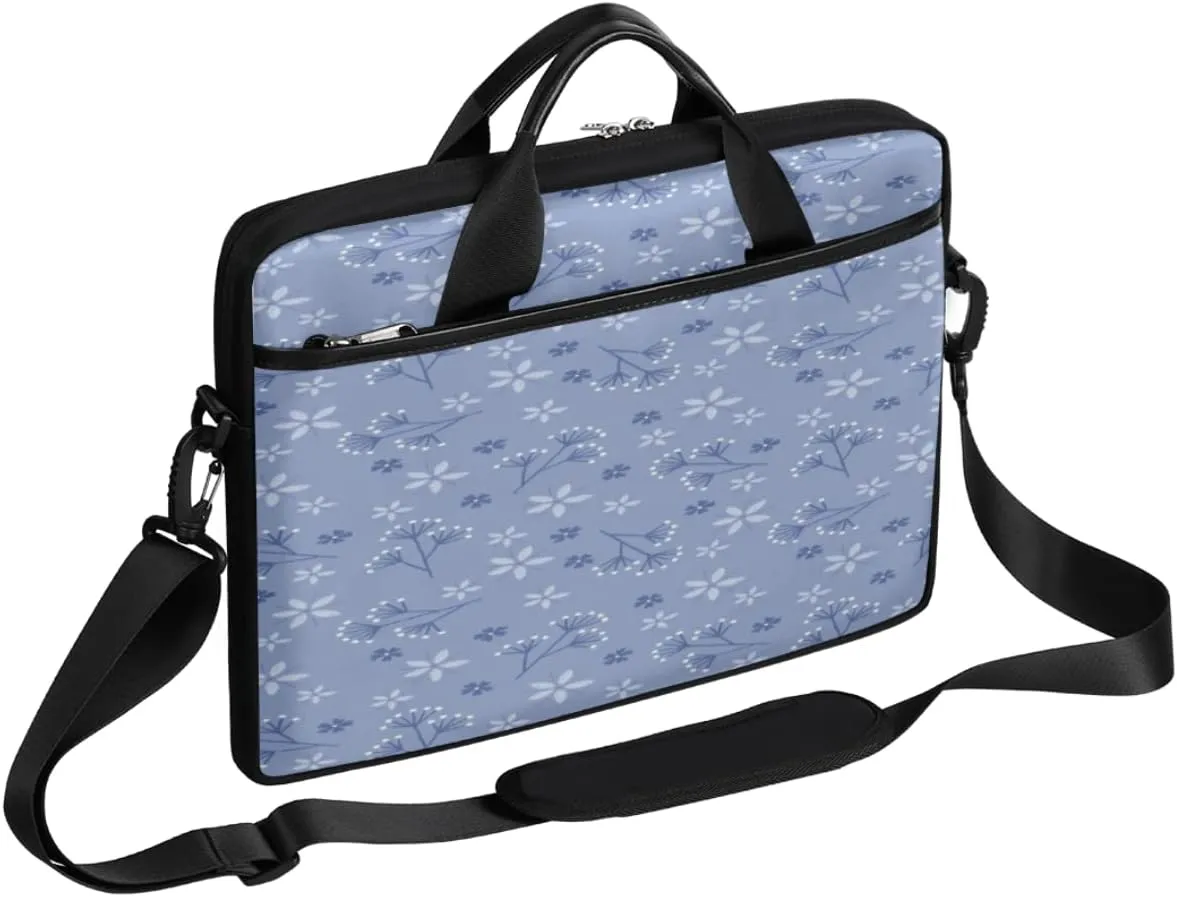 Colorful Feather Peacock Beautiful Laptop Shoulder Messenger Bag Waterproof Laptop Briefcase