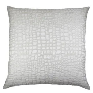 Croc Euro Pillow by Ann Gish