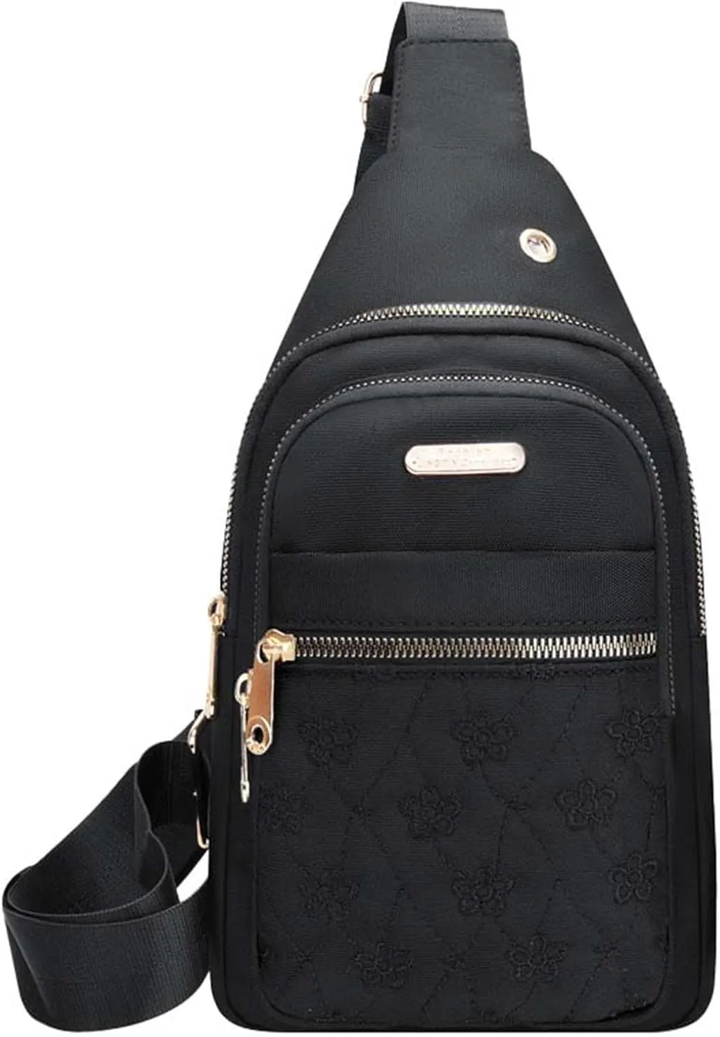 Crossbody Bags For Women Men Hiking Bag Bakpack With Earphone Hole Shoulder Strap PU Leather ossbody ucket Bag