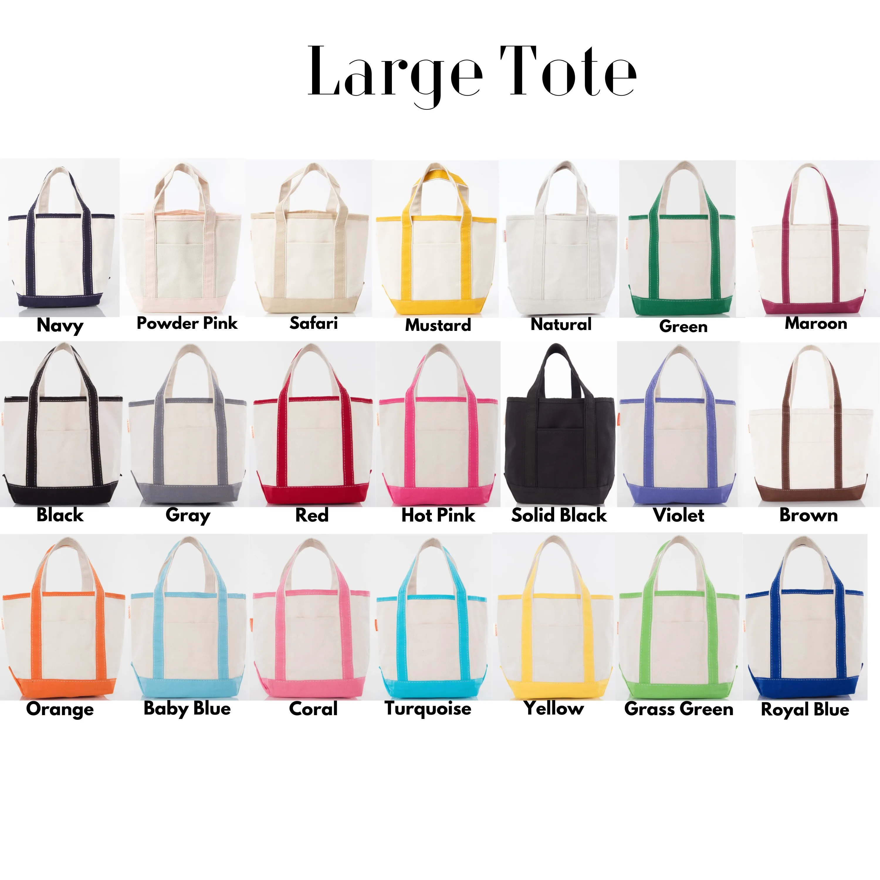 Custom Embroidered Tote  Bags