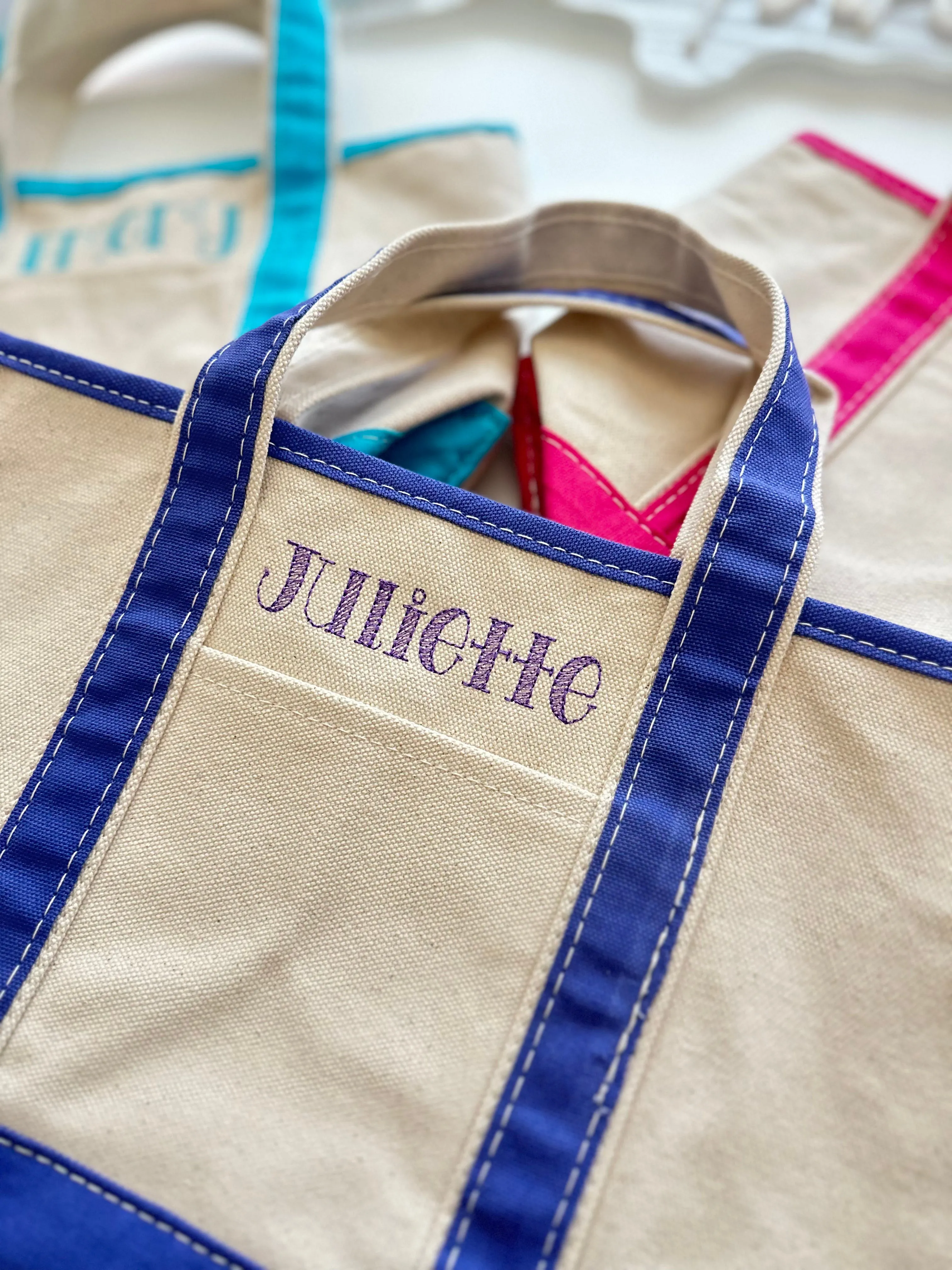 Custom Embroidered Tote  Bags