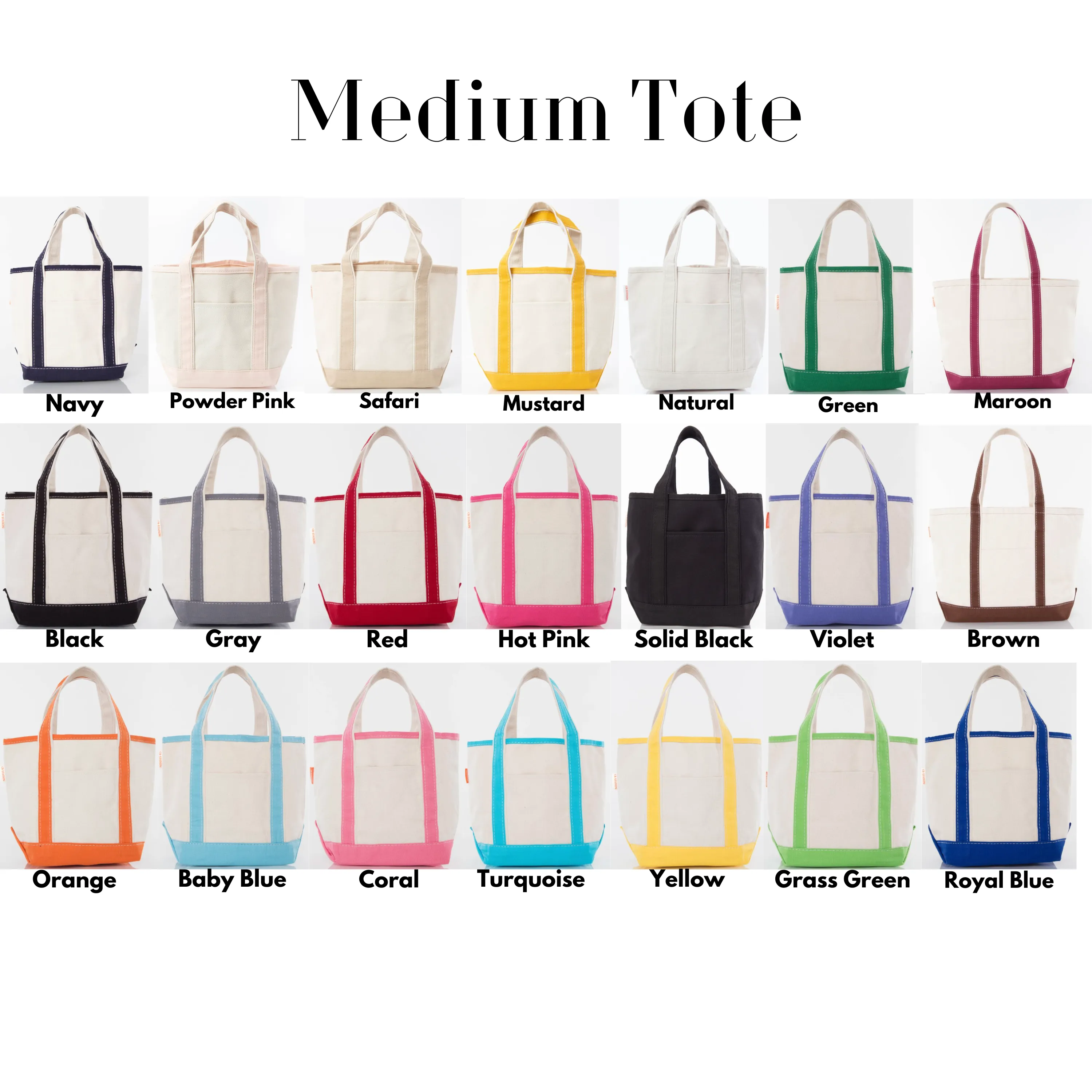 Custom Embroidered Tote  Bags