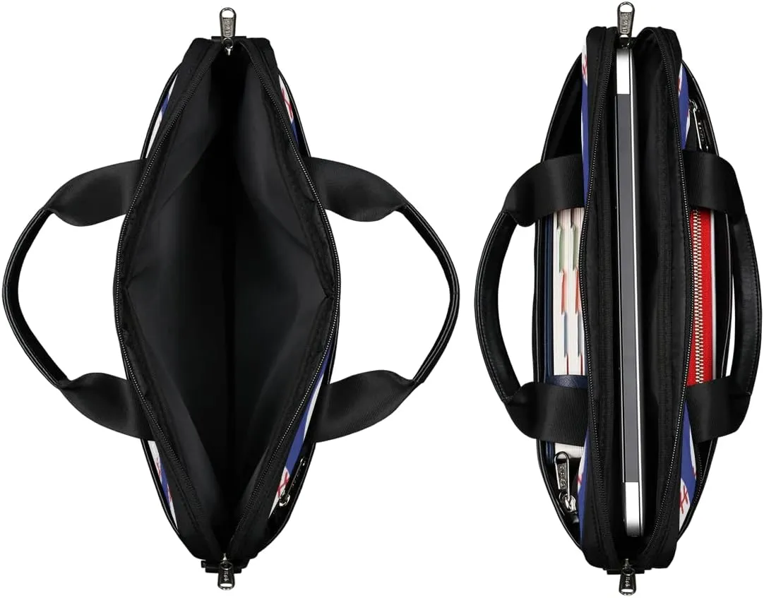 Cute Butterfly Laptop Shoulder Messenger Bag Waterproof Laptop Briefcase with Handle and Padded Strap Case Sleeve