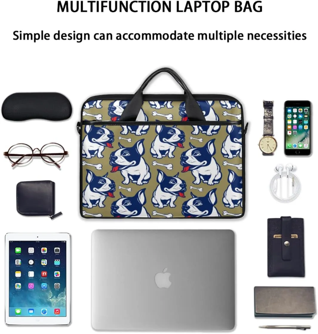 Daisy Quotes Laptop Shoulder Messenger Bag Waterproof Laptop Briefcase Handle Padded Strap