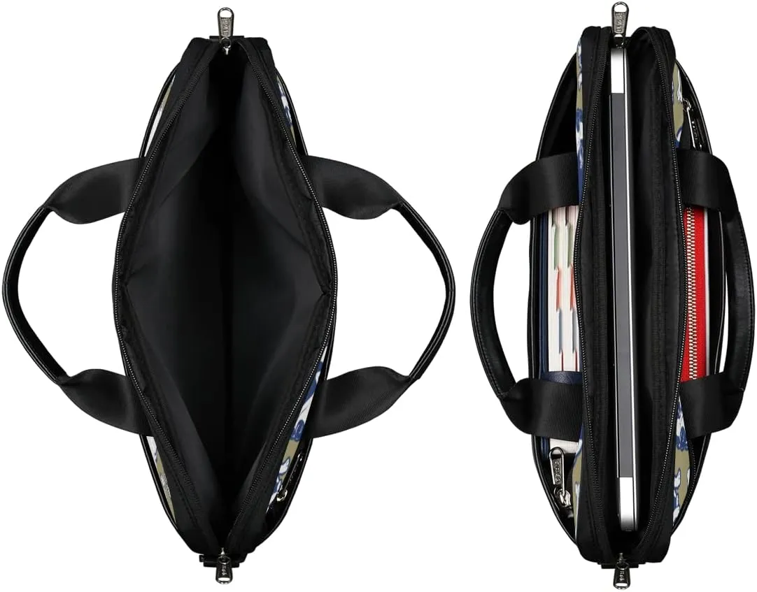 Daisy Quotes Laptop Shoulder Messenger Bag Waterproof Laptop Briefcase Handle Padded Strap