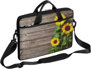 Dancing Skeleton Laptop Shoulder Messenger Bag Waterproof Laptop Briefcase Handle Padded Strap