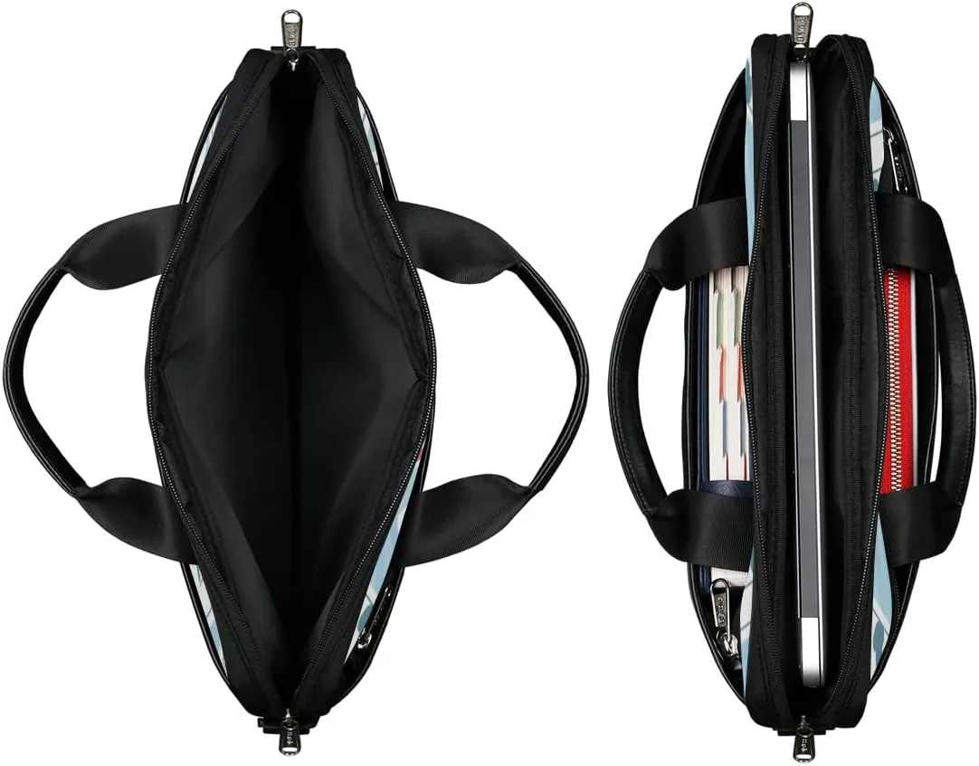 Dinosaur Seamless Laptop Shoulder Messenger Bag Waterproof Laptop Briefcase with Handle and Padded Strap Case Sleeve