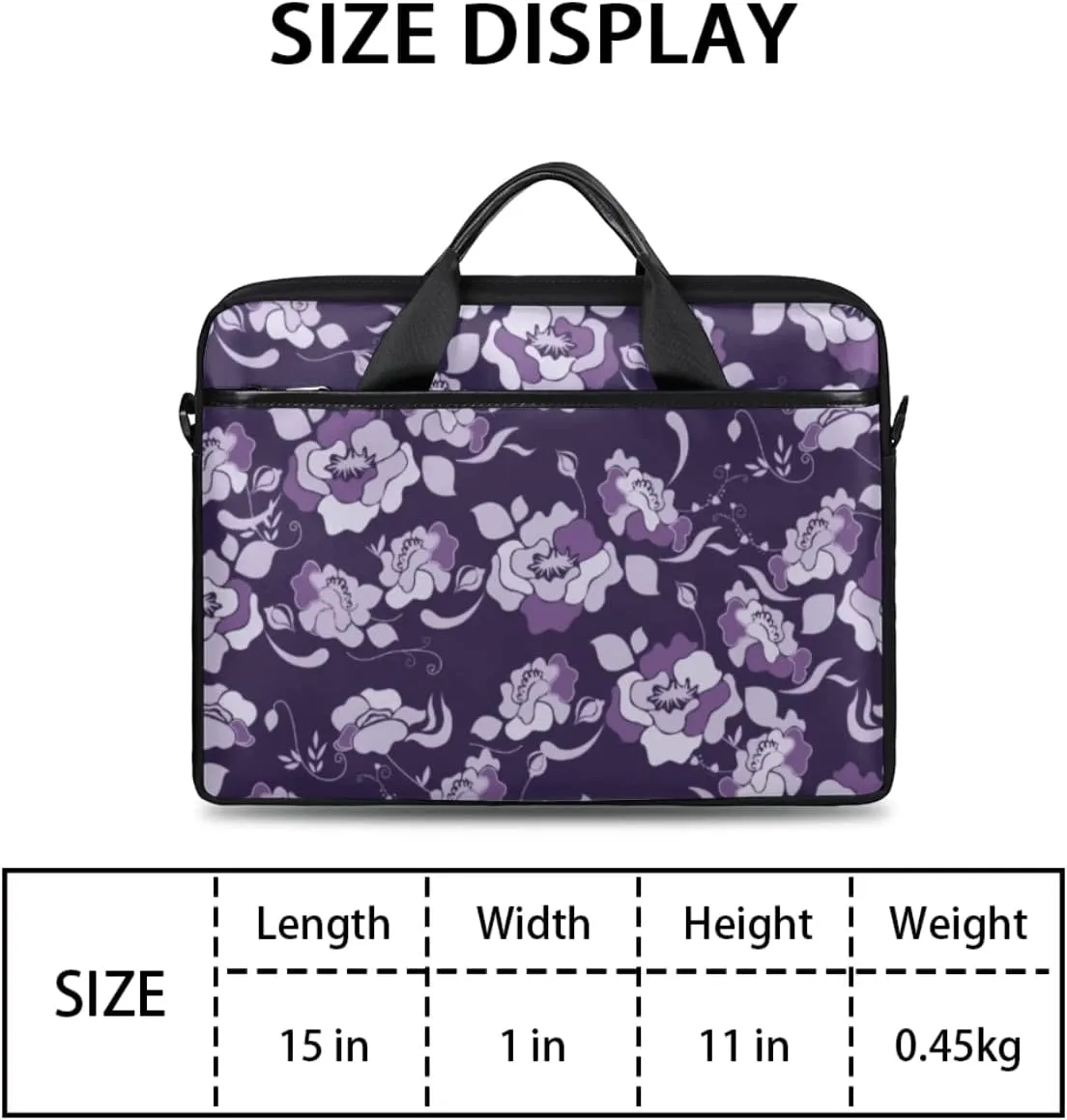 Dinosaur Seamless Laptop Shoulder Messenger Bag Waterproof Laptop Briefcase with Handle and Padded Strap Case Sleeve