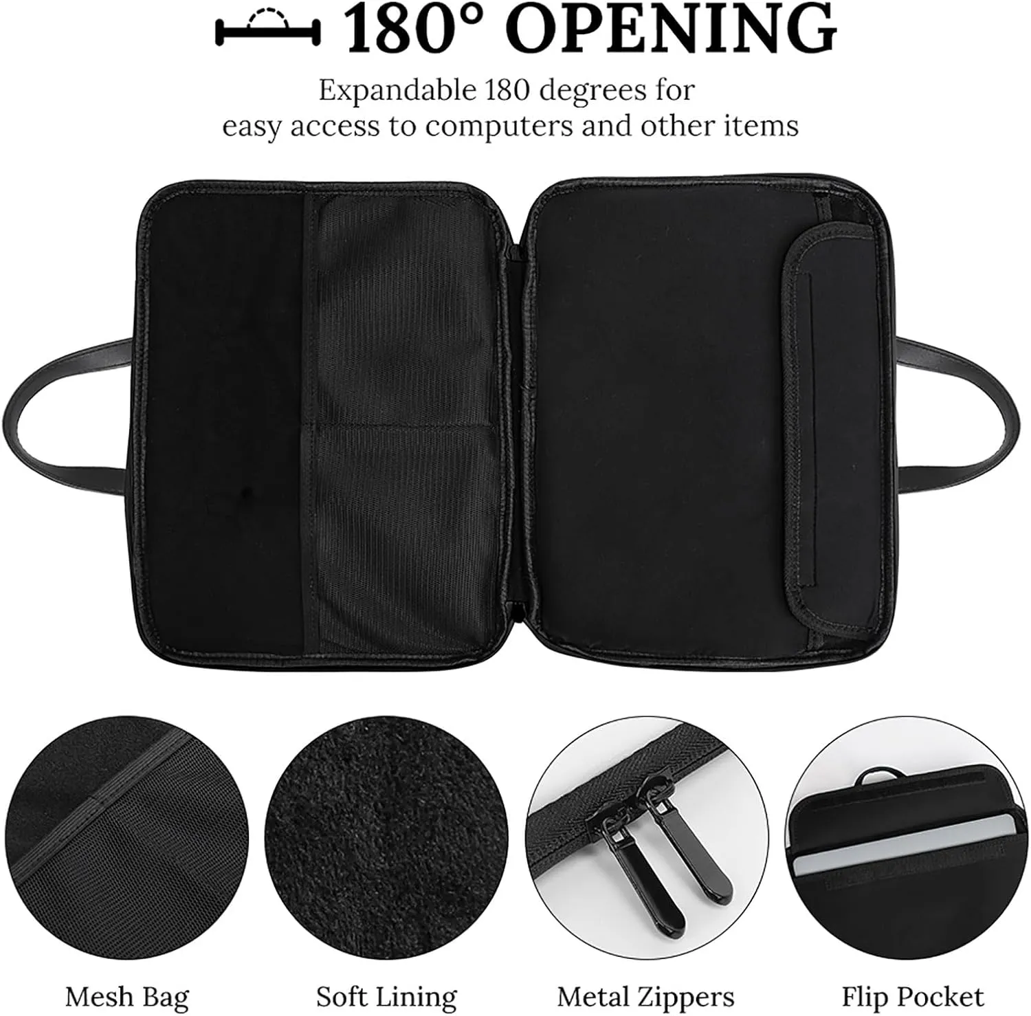 Dolphin Leather Bag Laptop Case Slim Water Resistant Computer Bags with Handle Briefcase for Work