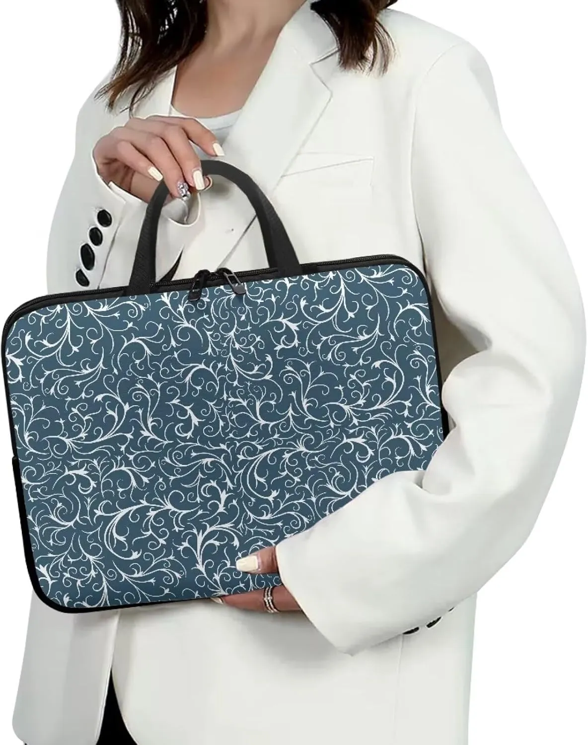 Dolyues Laptop Briefcases for Women Men 10-17 Inches Laptop Bag Water-resistant Computer Bag Lightweight