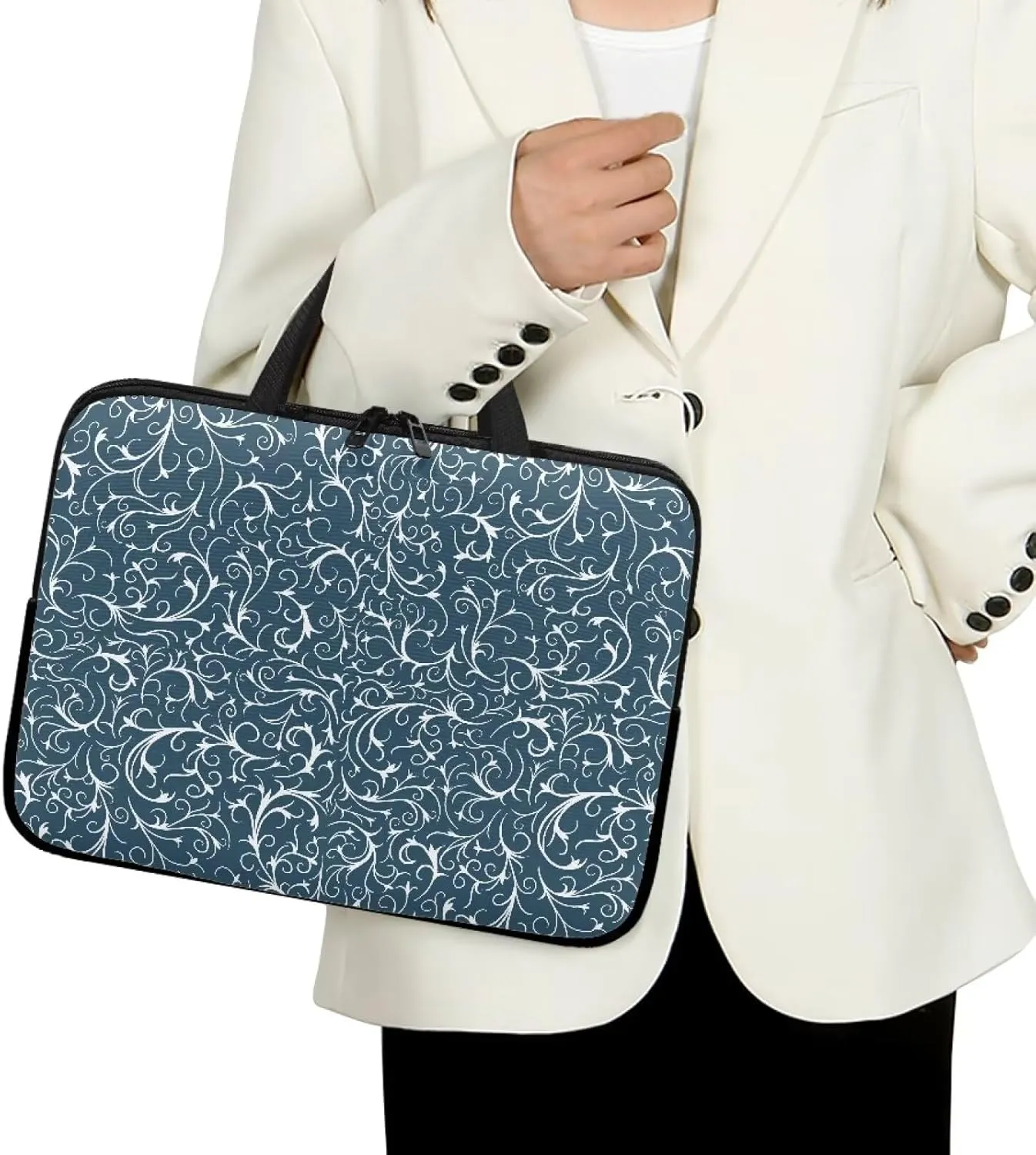 Dolyues Laptop Briefcases for Women Men 10-17 Inches Laptop Bag Water-resistant Computer Bag Lightweight