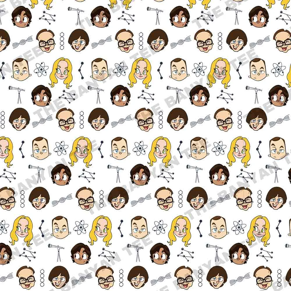 Drawstring Bag - TBBT Characters