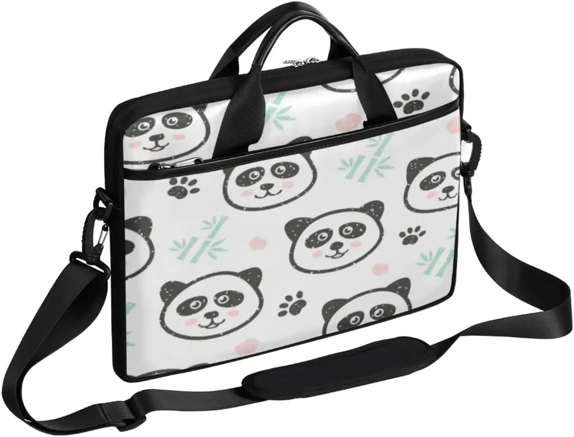Ethnic Style Elephant Laptop Shoulder Messenger Bag Waterproof Laptop Briefcase with Handle and Padded Strap Case Sleeve
