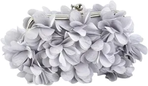 Flower Clutch Purse for Women Formal Evening Bag for Women with Chain Handbags for Wedding Party Prom Cocktail 2024