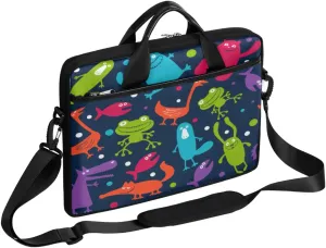 Fruit Watermelon Cherry Pineapple Laptop Shoulder Messenger Bag Waterproof Laptop Briefcase with Handle and Padded