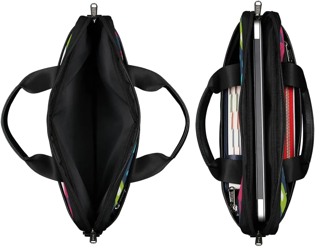 Fruit Watermelon Cherry Pineapple Laptop Shoulder Messenger Bag Waterproof Laptop Briefcase with Handle and Padded
