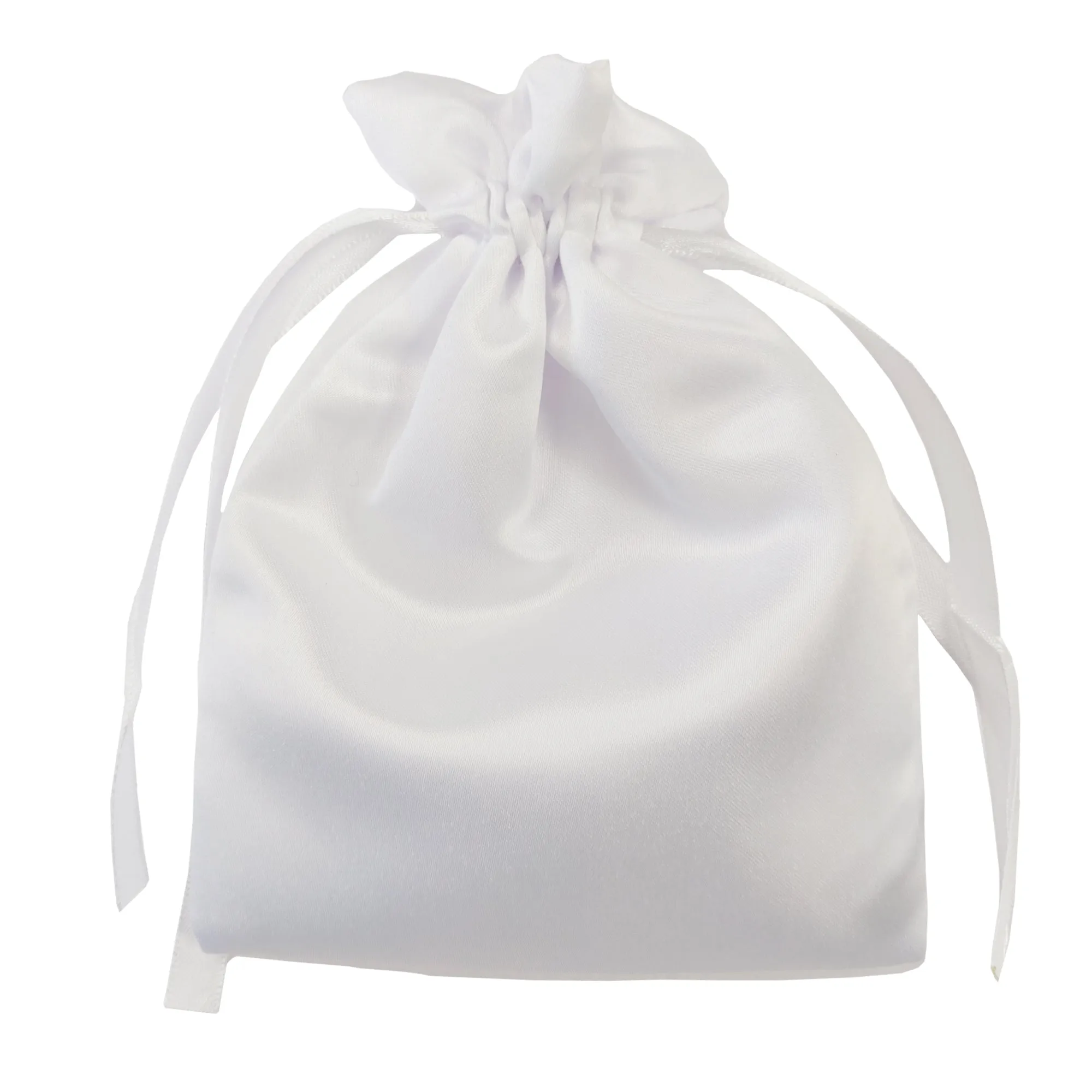 FULL CARTON - 100 x DOUBLE DRAWSTRING Bags - SATIN - 15cm x 20cm