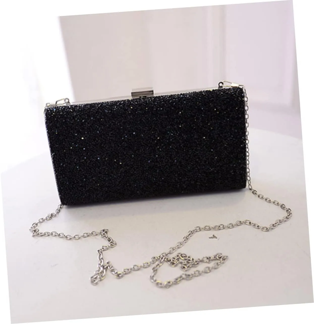 GALPADA Dazzling Evening Bag Rhinestone Crossbody Bag Purses for Weddings Purses for Women Evening Bags for