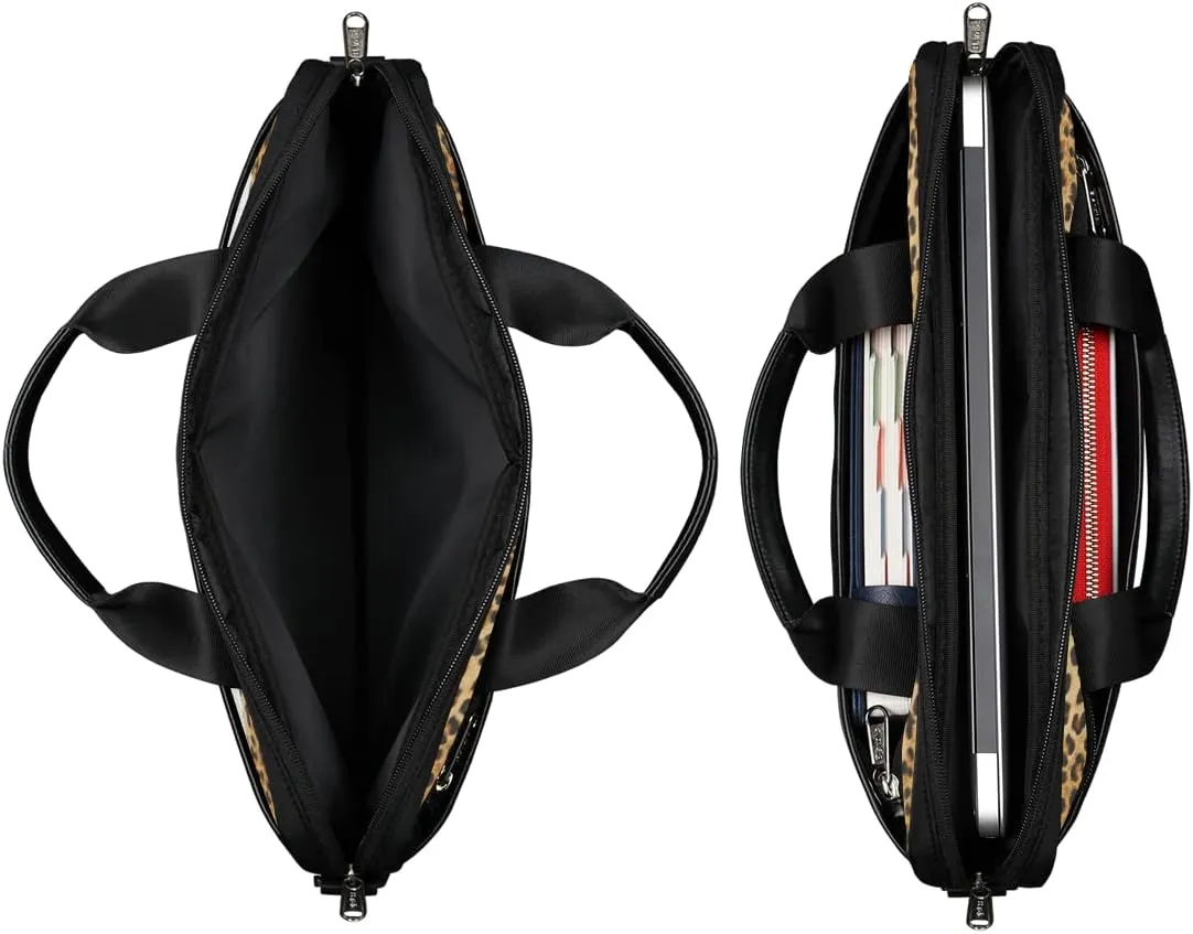 Geometrical Kaleidoscope Pattern Laptop Shoulder Messenger Bag Waterproof Laptop Briefcase Handle Padded Strap