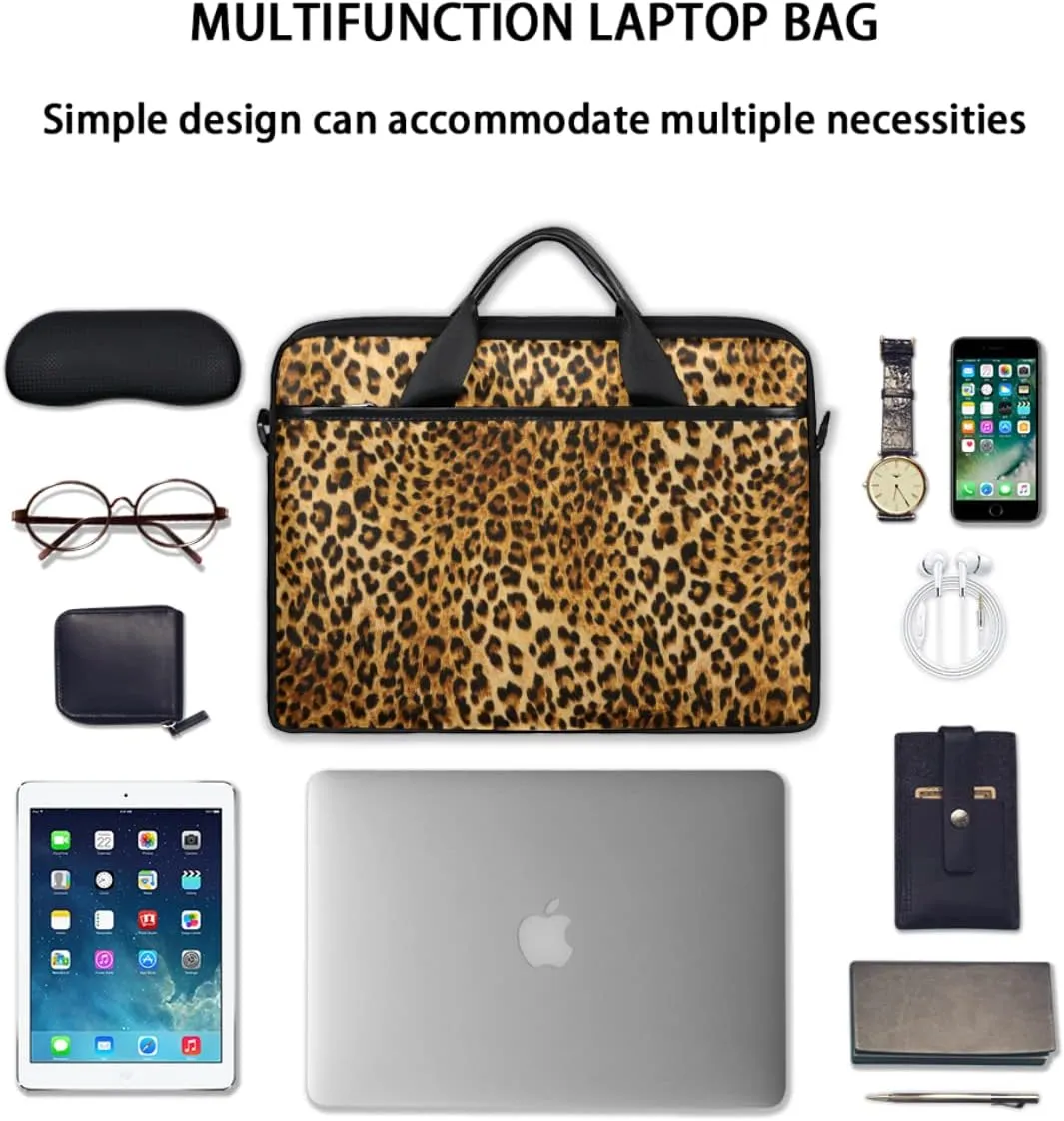 Geometrical Kaleidoscope Pattern Laptop Shoulder Messenger Bag Waterproof Laptop Briefcase Handle Padded Strap