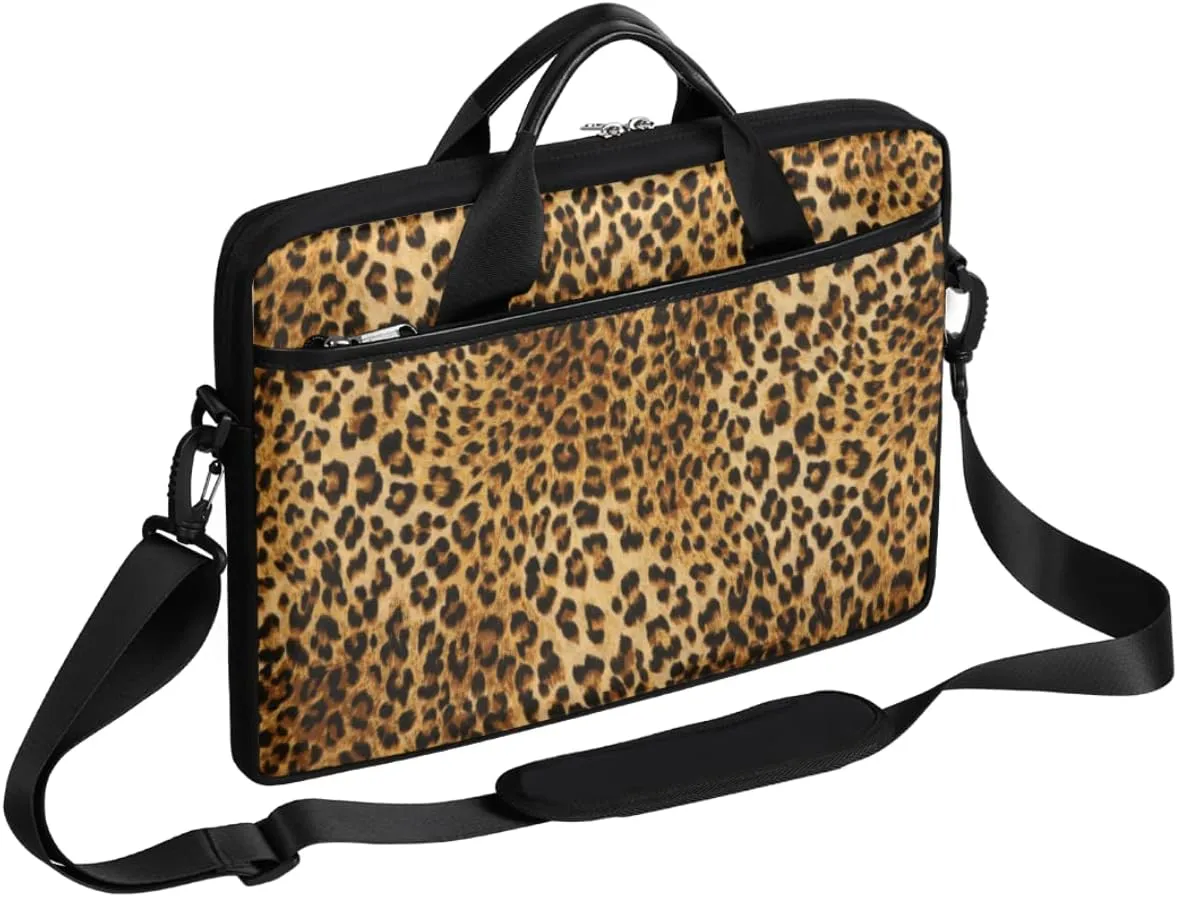 Geometrical Kaleidoscope Pattern Laptop Shoulder Messenger Bag Waterproof Laptop Briefcase Handle Padded Strap