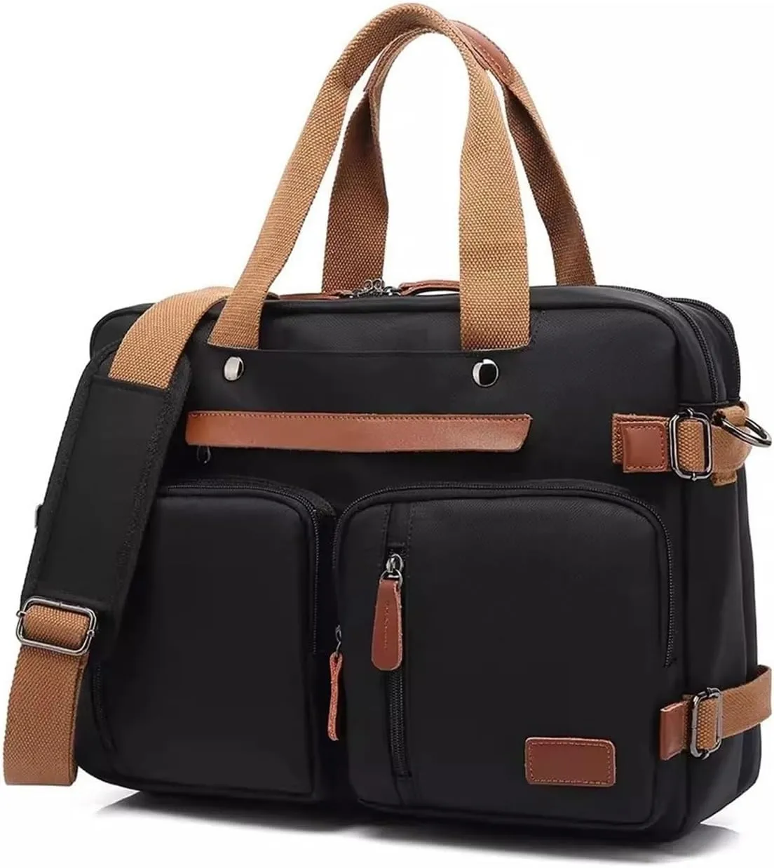 GLigeT Laptop Bag Case 15.6/17.3-inch Large-capacity Handheld Briefcase Shoulder/shoulder Laptop Bag Multifunctional Business Bag Laptop Sleeve Case (Color : Black, Size : 15.6 inches)