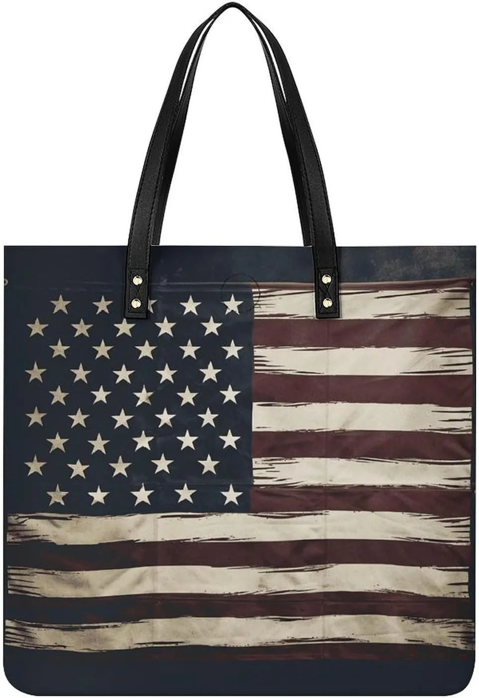 Handbags for WomenAmerican FlagTrendy Vegan Leather Hobo Handbags,Women's Soft Bucket Bag For Women - Ladies Handbags For Work, Travel, Casual Use,Birthday Gifts