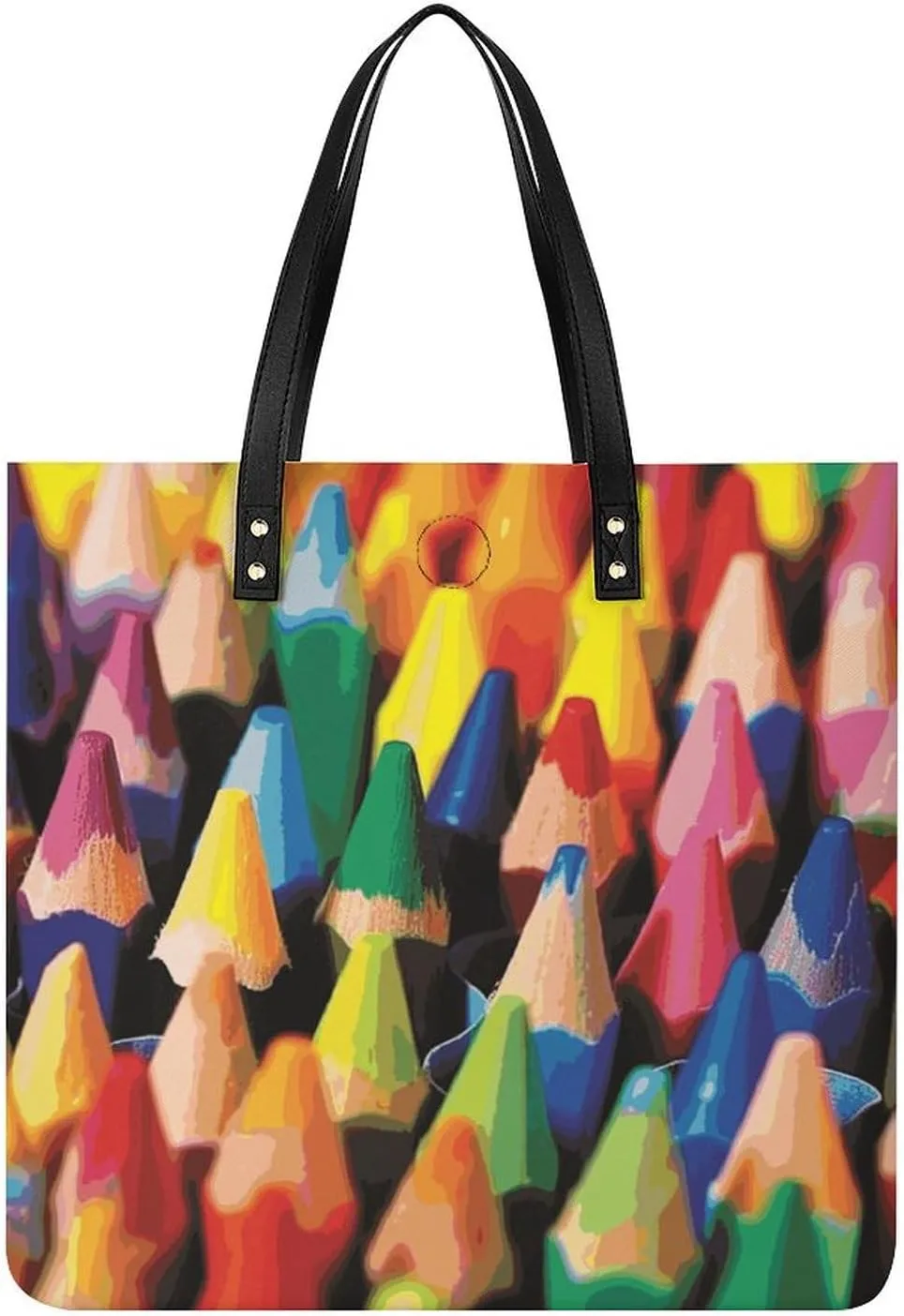 Handbags for WomenCrayonsTrendy Vegan Leather Hobo Handbags,Women's Soft Bucket Bag For Women - Ladies Handbags For Work, Travel, Casual Use,Birthday Gifts
